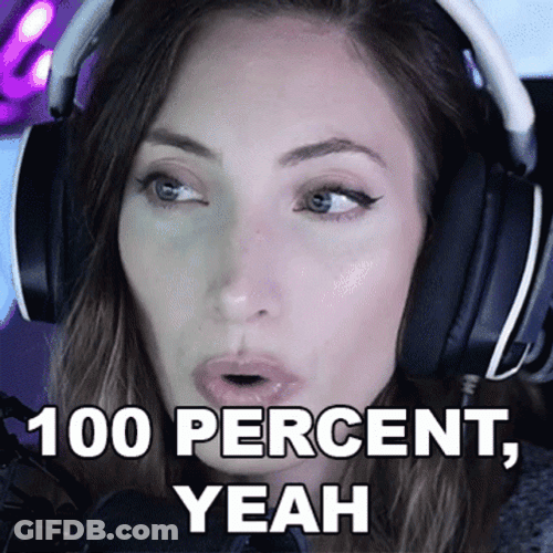 Avori Henderson 100 Percent Agree GIF
