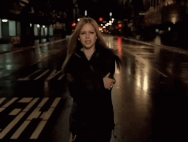 Avril Lavigne Damn Cold Night GIF