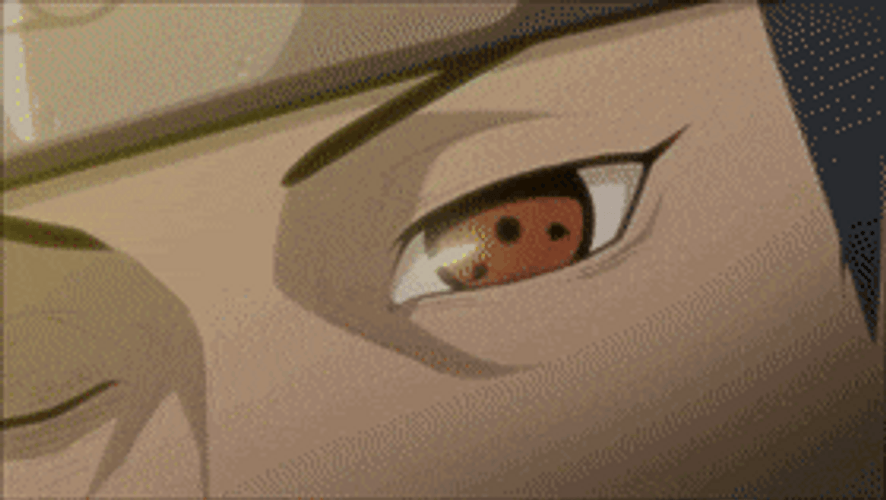 Awakening Mangekyou Sharingan GIF