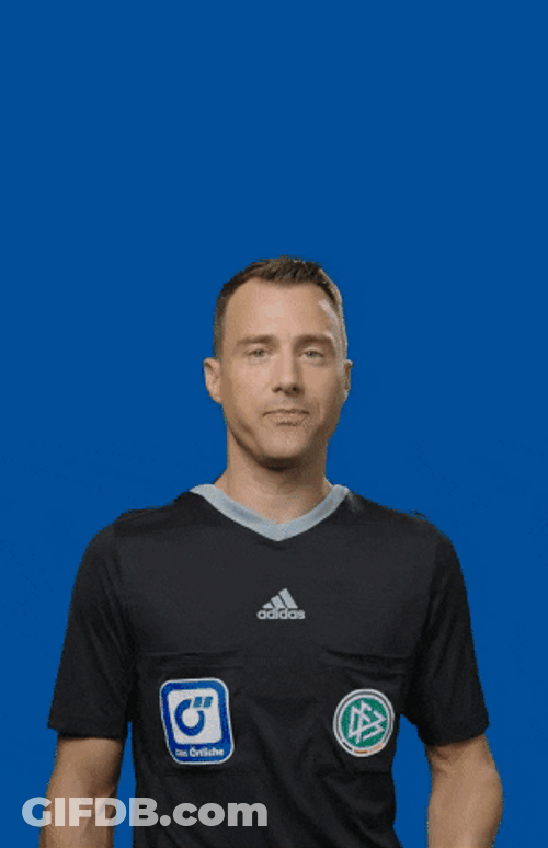 Awarding Yellow Card For Penalties GIF
