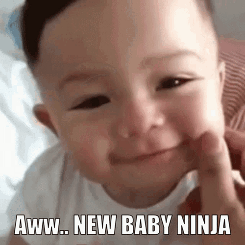 Awee New Baby Ninja GIF