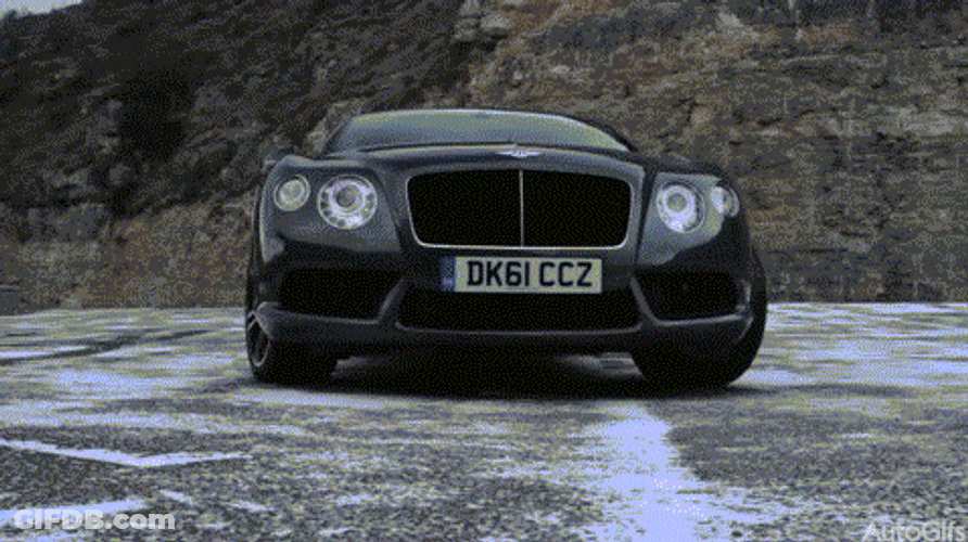 Awesome Bentley Black Car GIF