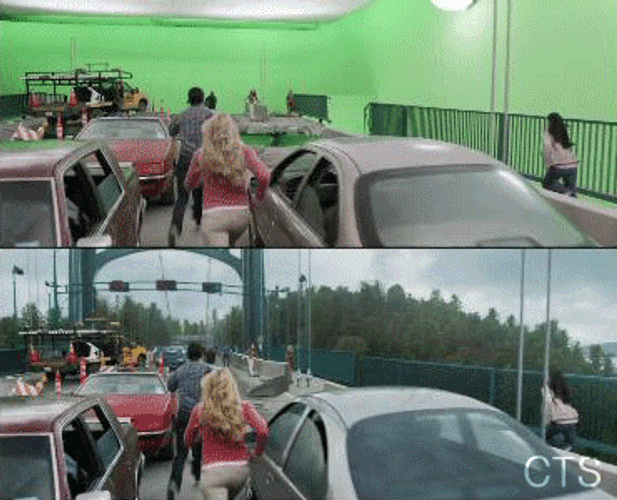 Awesome Final Destination Green Screen Setup GIF