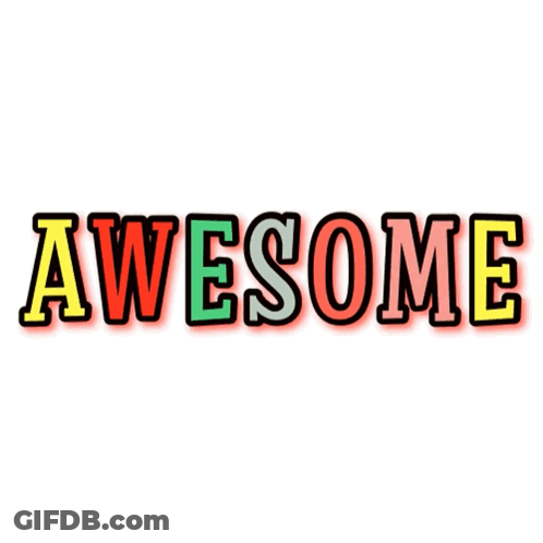Awesome In Red Green And Yellow GIF