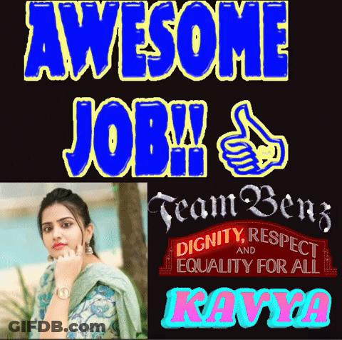 Awesome Job Team Benz Dignity Respect Equality GIF