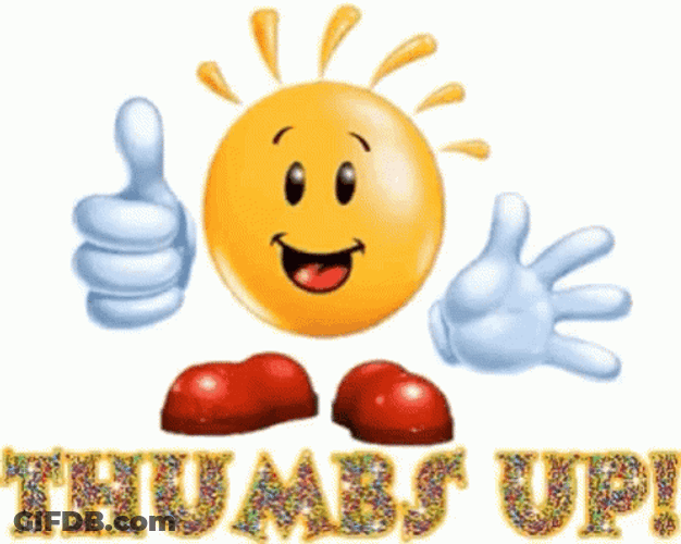 Awesome Job Thumbs Up Emoji GIF