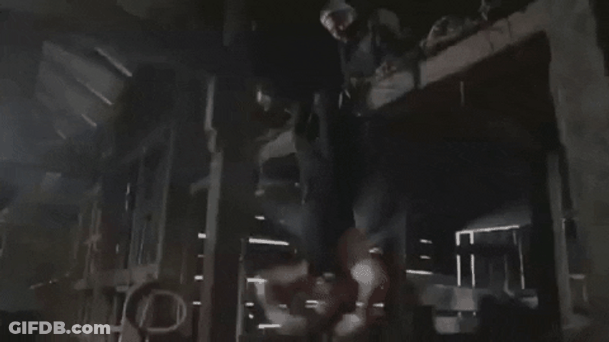 Awesome Man Pull Up Training GIF
