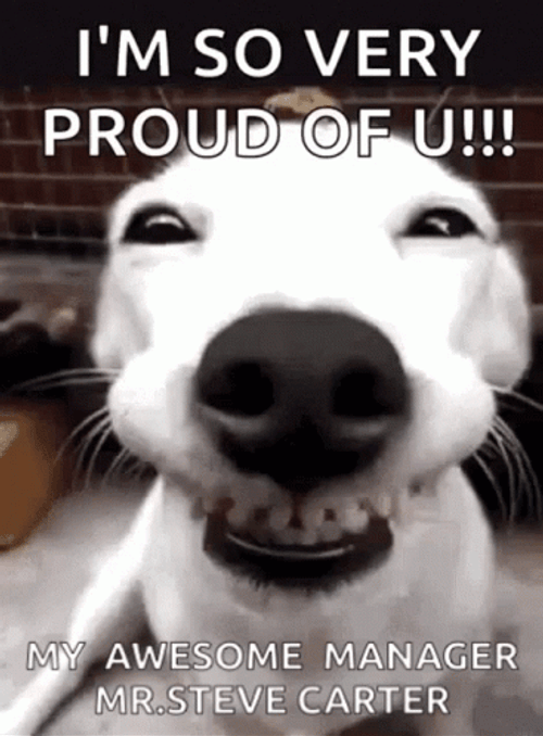 Awesome Manager So Proud Of You GIF