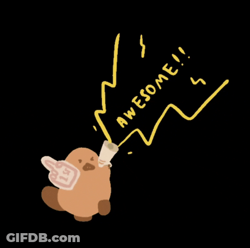 Awesome Platypus Animation GIF