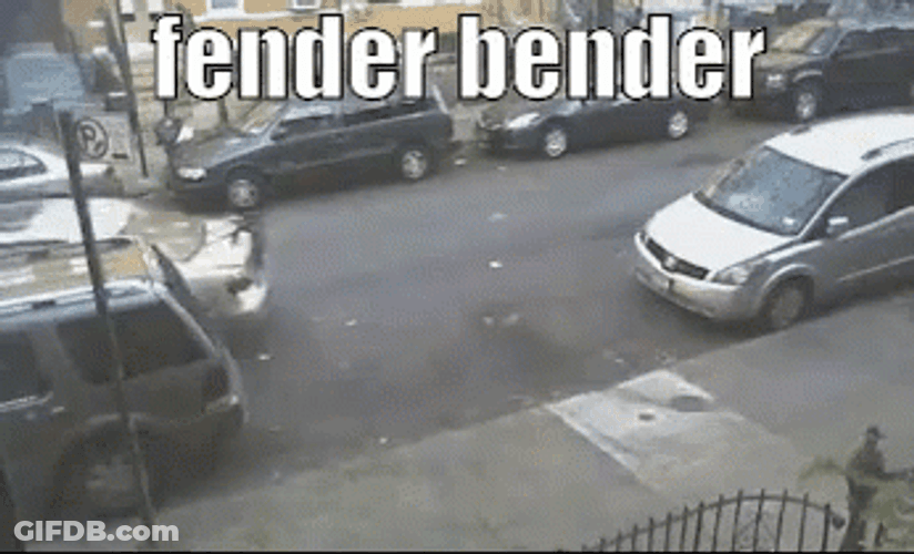 Awesome Skill Parallel Parking Fender Bender GIF