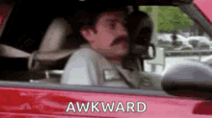 Awkward Car Hiding GIF