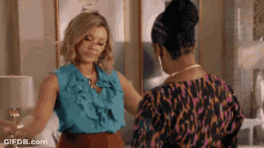 Awkward Daytime Diva Hug GIF