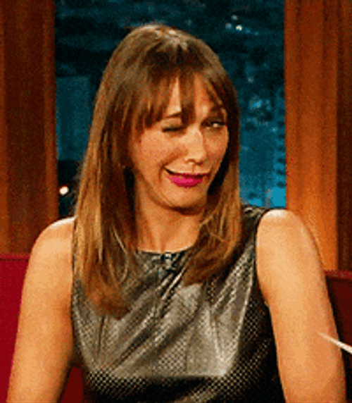 Awkward Flirt Wink By A Lady GIF