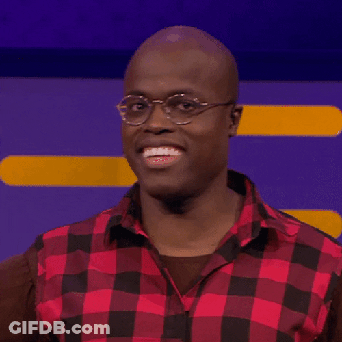 Awkward Guilty Guy Laughing Out GIF