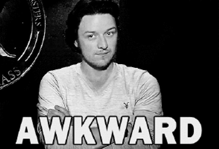 Awkward James Mcavoy GIF