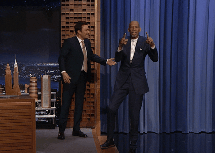 Awkward Kareem Abdul Jabber Wave GIF