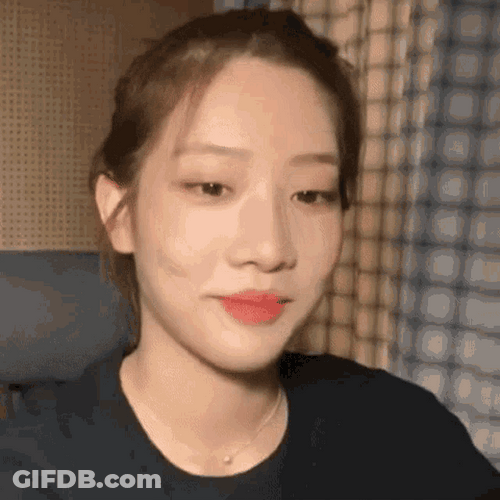 Awkward Kim Jungeun Looking Around GIF