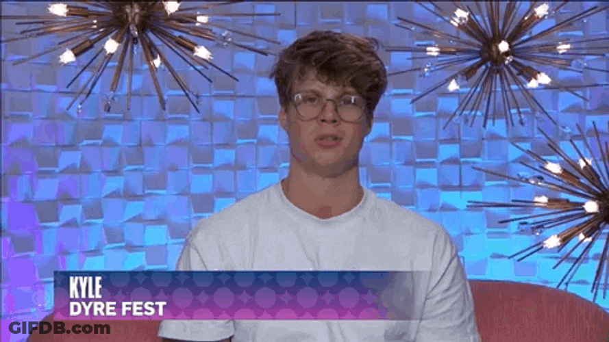 Awkward Kyle Pouting GIF