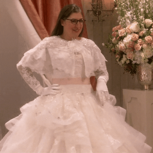 Awkward Looking Wedding Gown Funny Wedding GIF