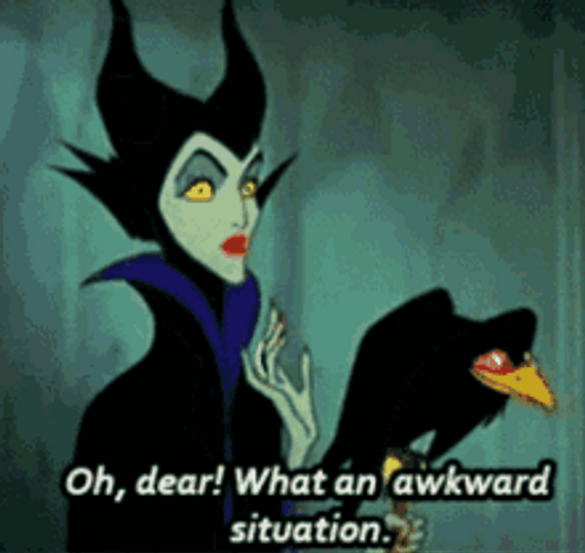 Awkward Situation With Maleficent GIF
