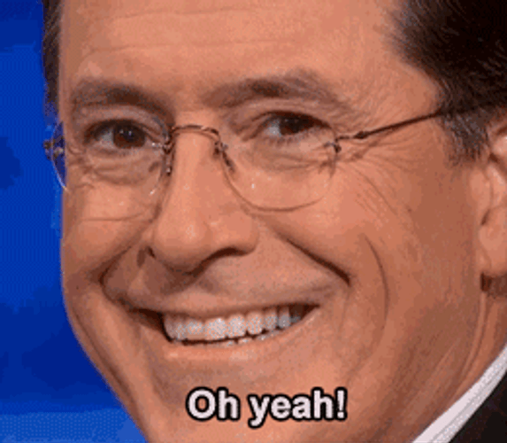 Awkward Smile Oh Yes GIF