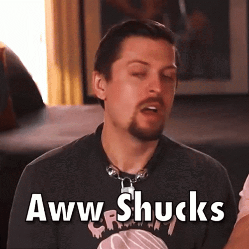 Aww Shucks Expression GIF