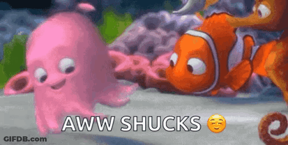 Aww Shucks Nemo GIF
