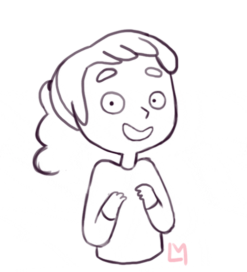 Aww Thank You Animated Girl Reaction GIF