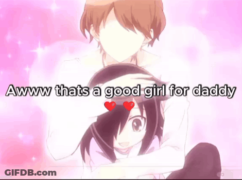 Aww That's A Good Girl For Daddy Hearts In Eyes GIF
