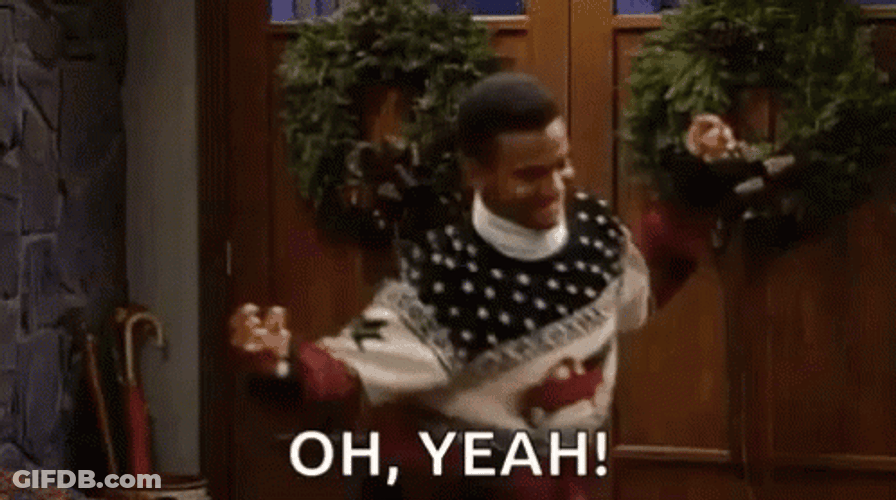 Aww Yeah Man In Christmas Sweater GIF