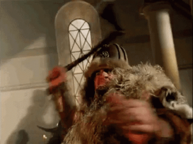 Axe Throwing Funny Physics GIF