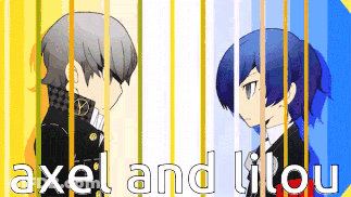 Axel And Lilou Behind Bars In Video Game GIF