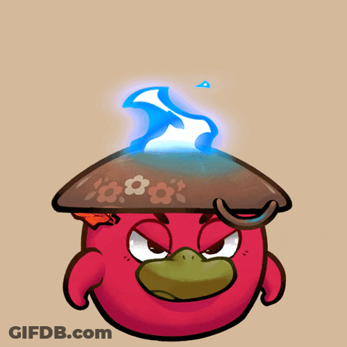 Axie Infinity Charge Powers Through Inhaling GIF