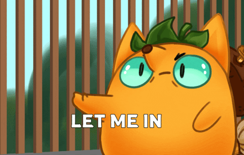 Axie Infinity Let Me In Meme GIF