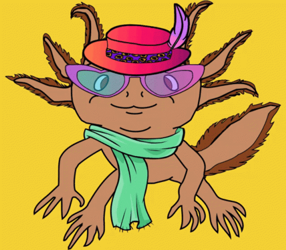 Axolotl Meme In A Different Costumes GIF
