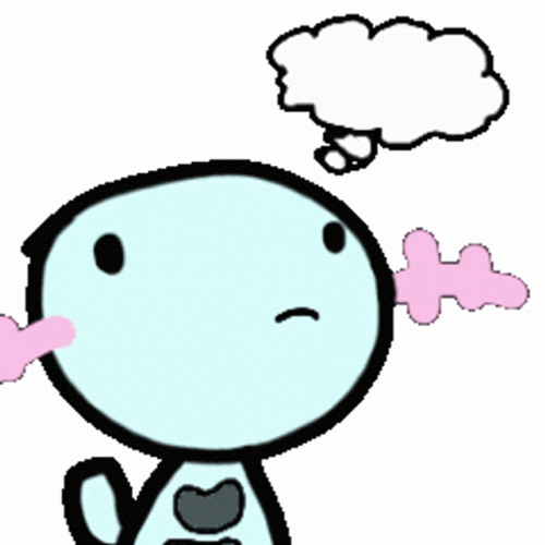 Axolotl Thinking ABout Something GIF