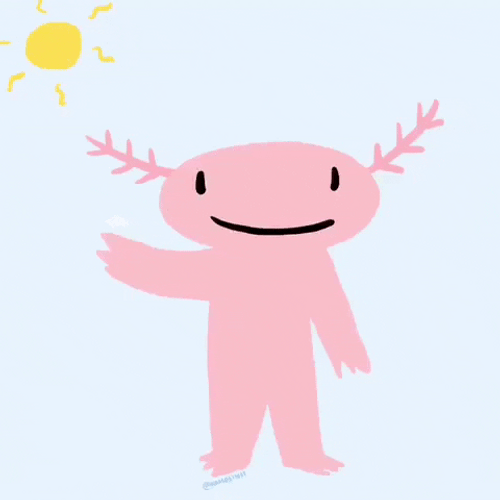 Axolotl Under The Sun GIF