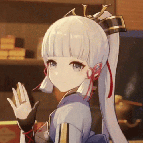 Ayaka Saying Hi GIF