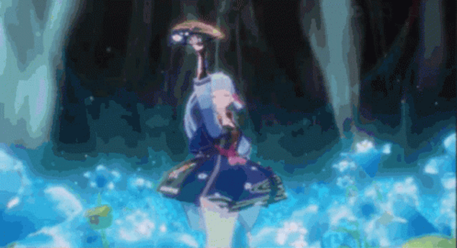 Ayaka Staring For Battle GIF