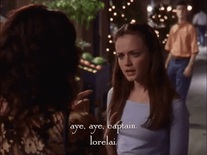 Aye Aye Captain At The Entrance GIF