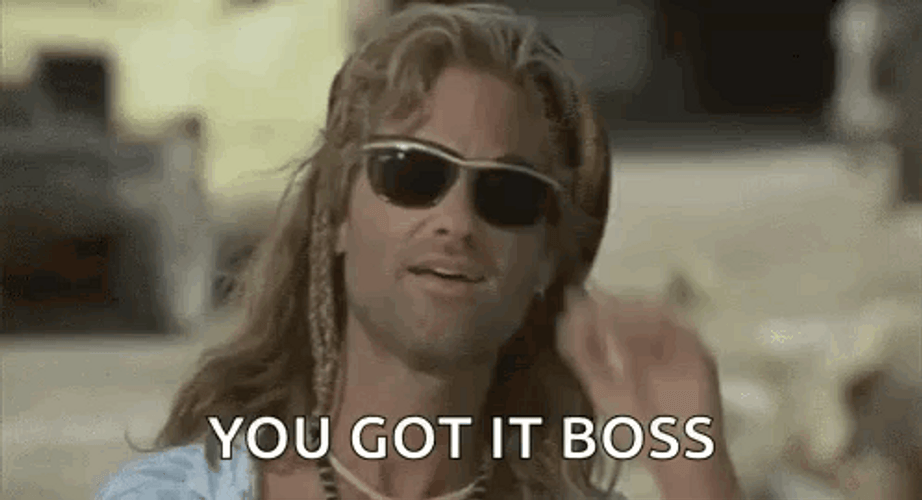 Aye Aye Kurt Russell You Got It Boss GIF