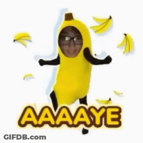 Aye Banana Guy Dance GIF