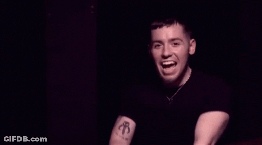 Aye Happy Smile Pointing Fingers GIF