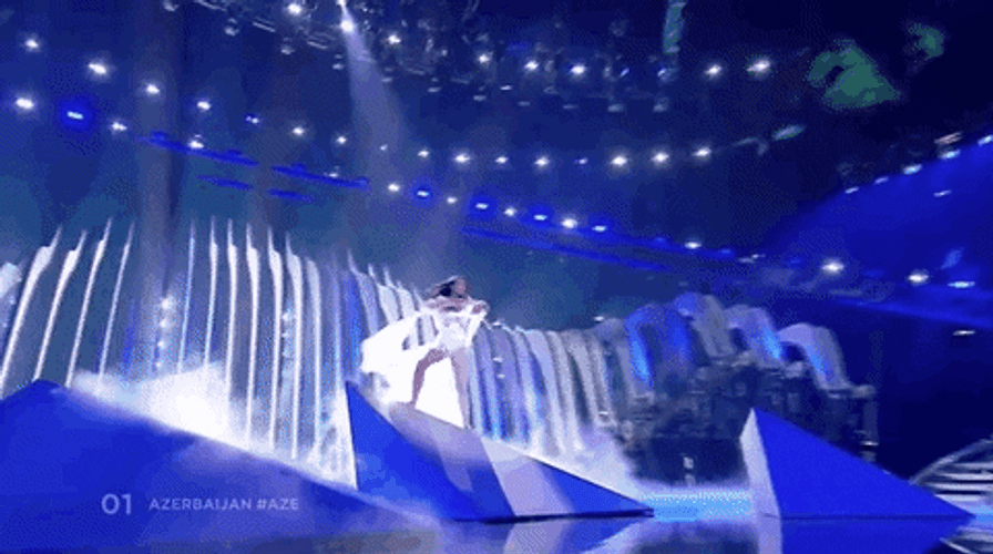 Azerbaijan Aisel 2018 Eurovision Contest GIF