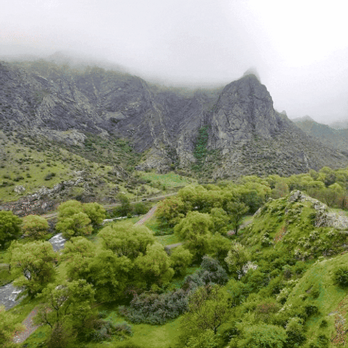 Azerbaijan Lachin District Mountains GIF