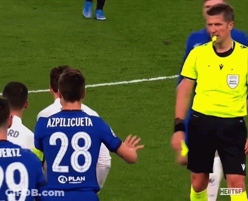 Azpilicueta Is Wearing The Number 28 Jersey GIF