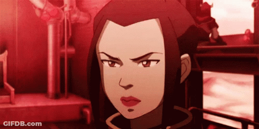Azula Angry Eyes Enemy Avatar GIF