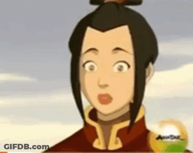 Azula Angry Stare Big Eyes GIF