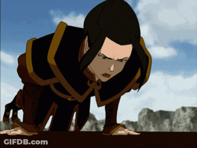 Azula Bent Arm Planche Fight GIF