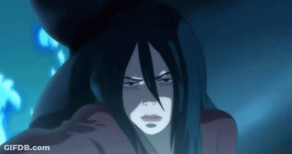 Azula Blue Fire Shifty Eyes GIF